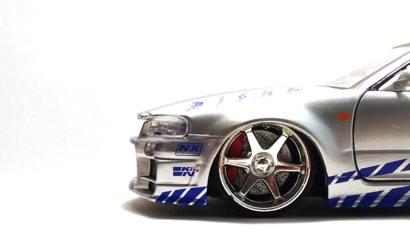 Illustration for article titled F&F Friday: A 1/24 Nissan Skyline GT-R R34 by Jada